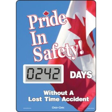 Accuform MINI DIGIDAY ELECTRONIC SCOREBOARDS SCL242 SCL242